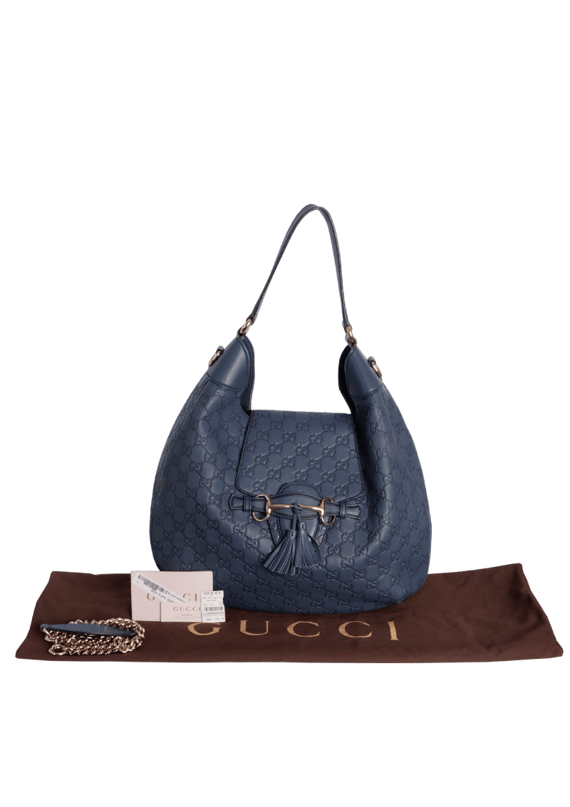 LARGE MICROGUCCISSIMA EMILY BAG