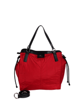 NYLON HOUSE CHECK BUCKLEIGH TOTE