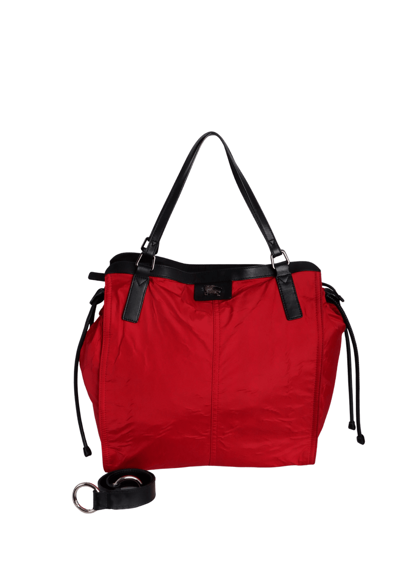 NYLON HOUSE CHECK BUCKLEIGH TOTE