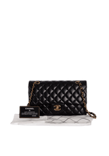 MEDIUM CLASSIC DOUBLE FLAP LAMBSKIN