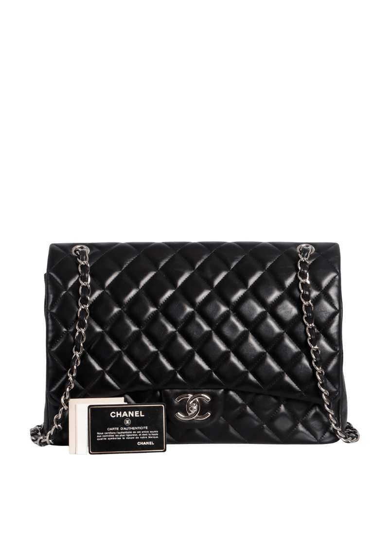 MAXI CLASSIC DOUBLE FLAP LAMBSKIN