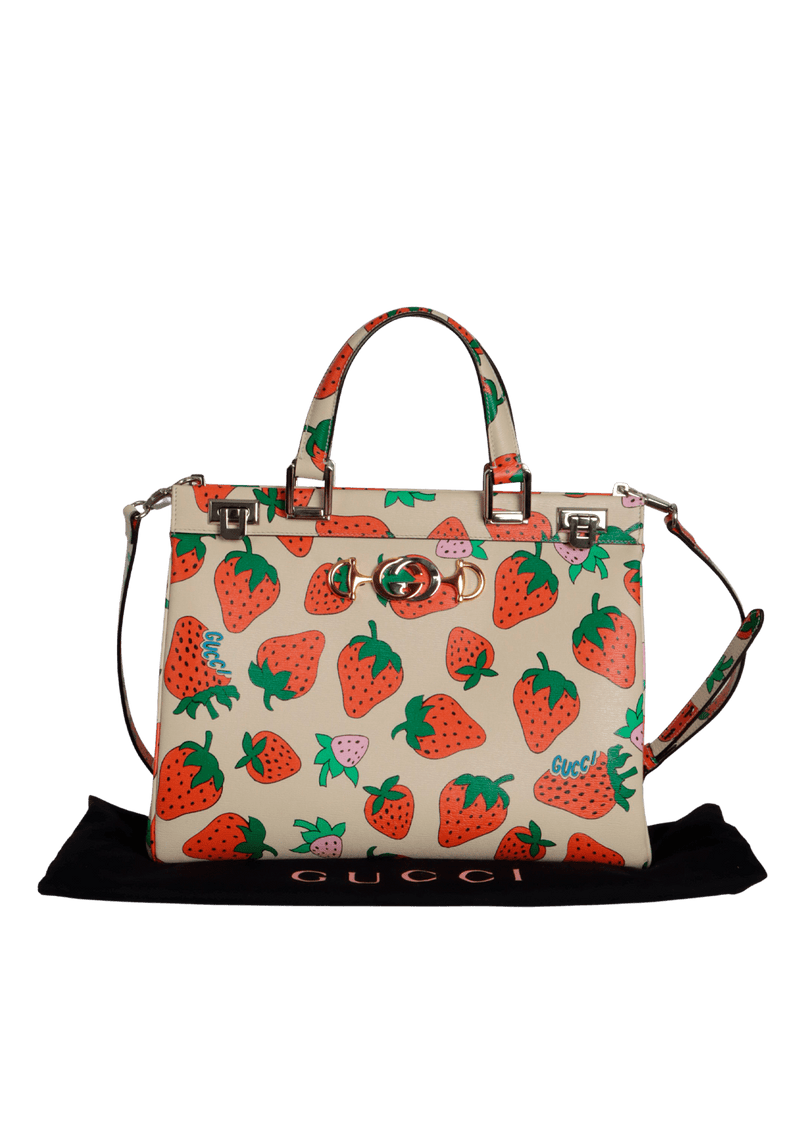 STRAWBERRY MEDIUM ZUMI TOP HANDLE BAG