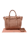MATELASSE ZIP TOTE