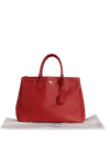 SAFFIANO LUX DOUBLE ZIP GALLERIA