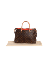 BOLSA LOUIS VUITTON MONOGRAM PALLAS MM MARROM ORIGINAL