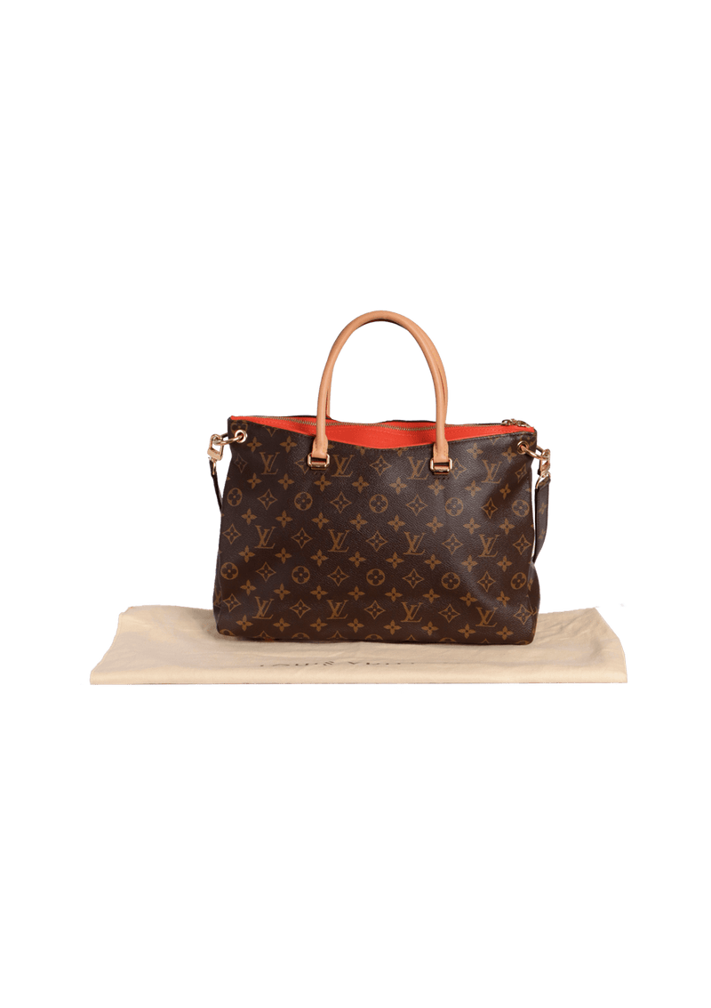 BOLSA LOUIS VUITTON MONOGRAM PALLAS MM MARROM ORIGINAL