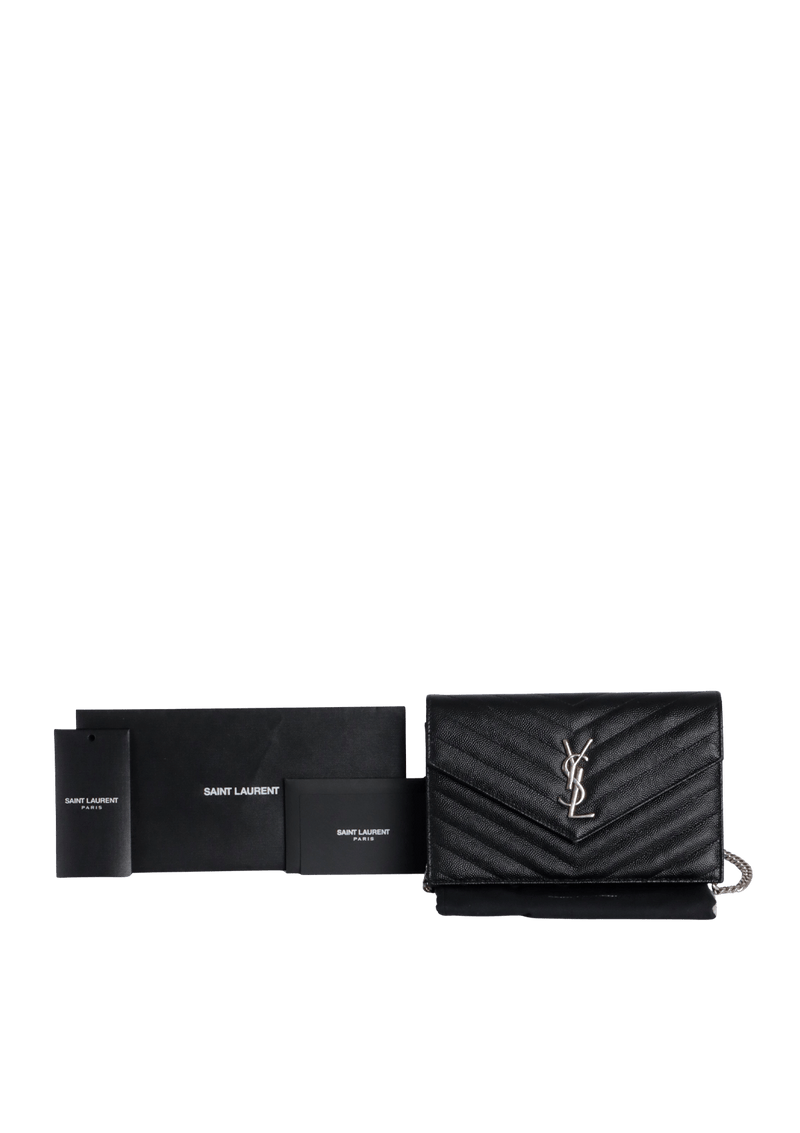 CASSANDRE ENVELOPE MATELASSÉ CHAIN WALLET