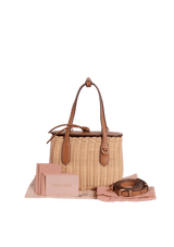 WICKER HANDBAG