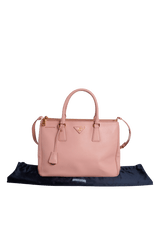 MEDIUM SAFFIANO LUX DOUBLE ZIP GALLERIA