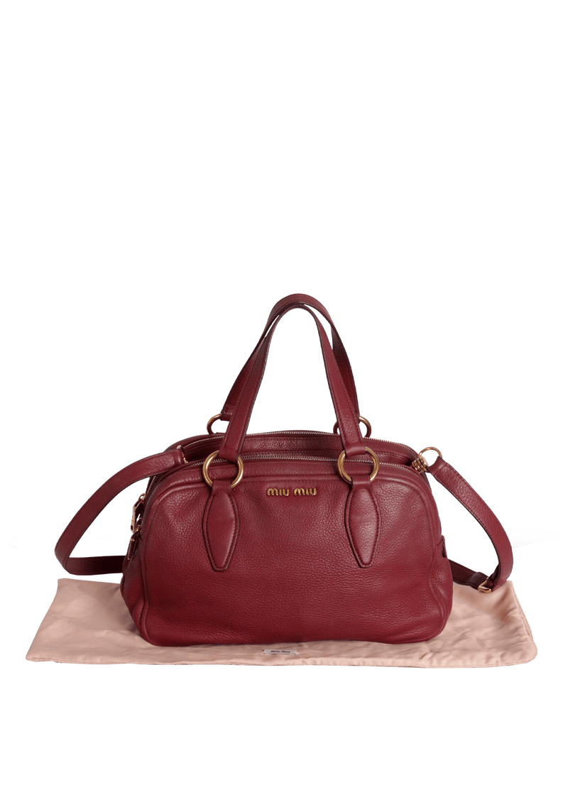 LEATHER SATCHEL BAG