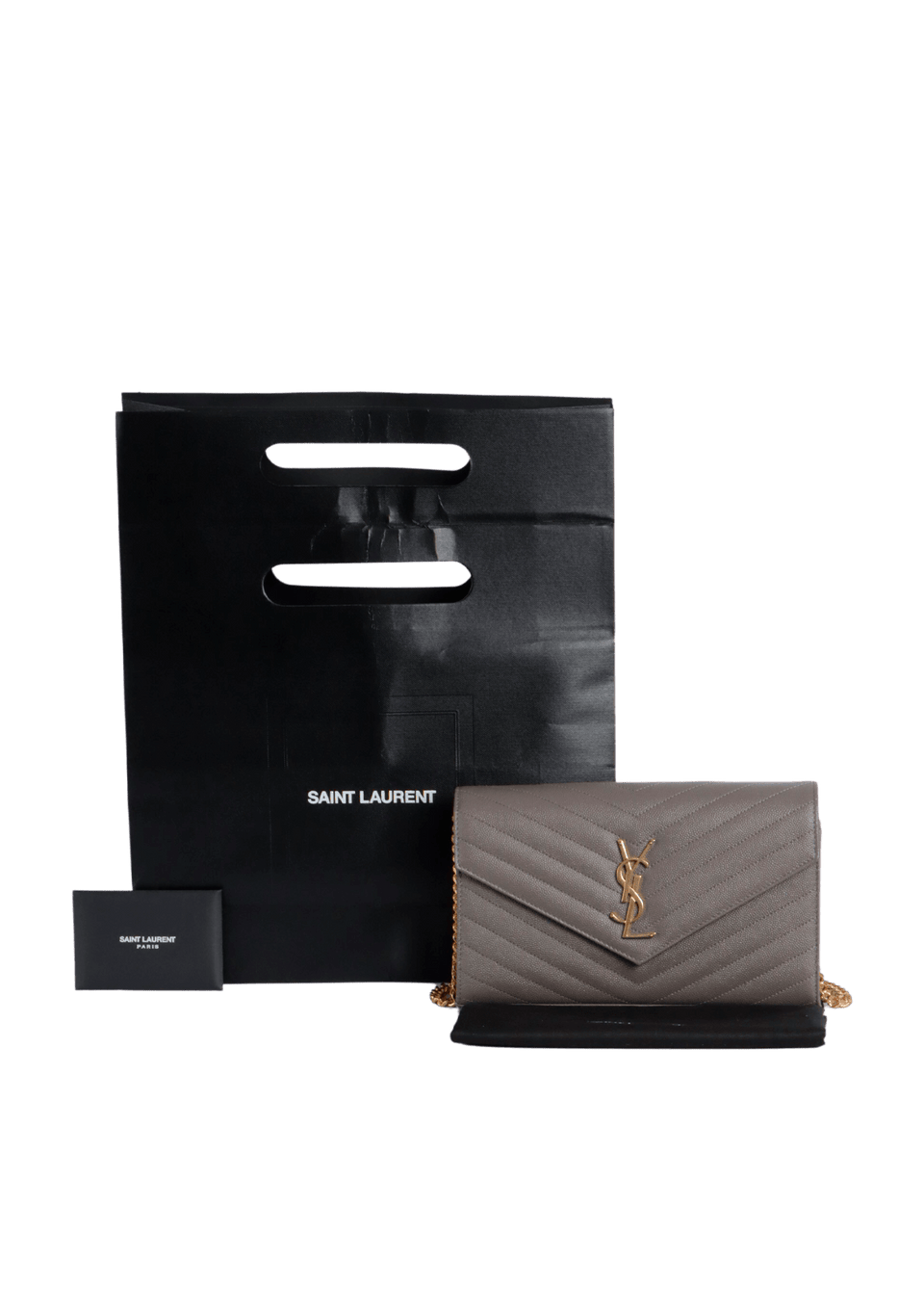 BOLSA SAINT LAURENT CASSANDRE ENVELOPE MATELASSÉ CHAIN WALLET BOLSA SAINT LAURENT CASSANDRE ENVELOPE MATELASSÉ CHAIN WALLET