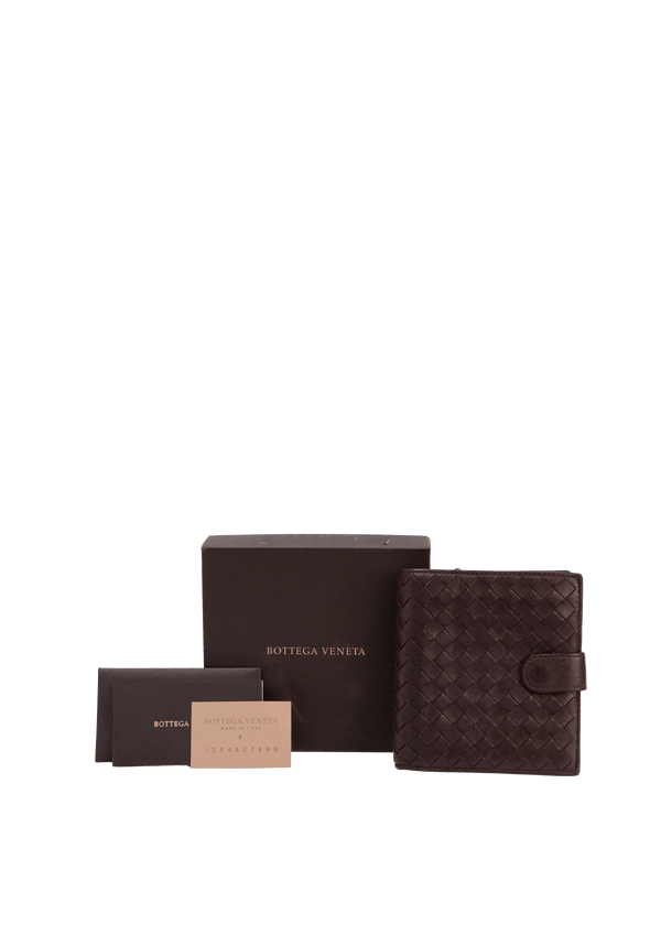 INTRECCIATO TRI-FOLD WALLET