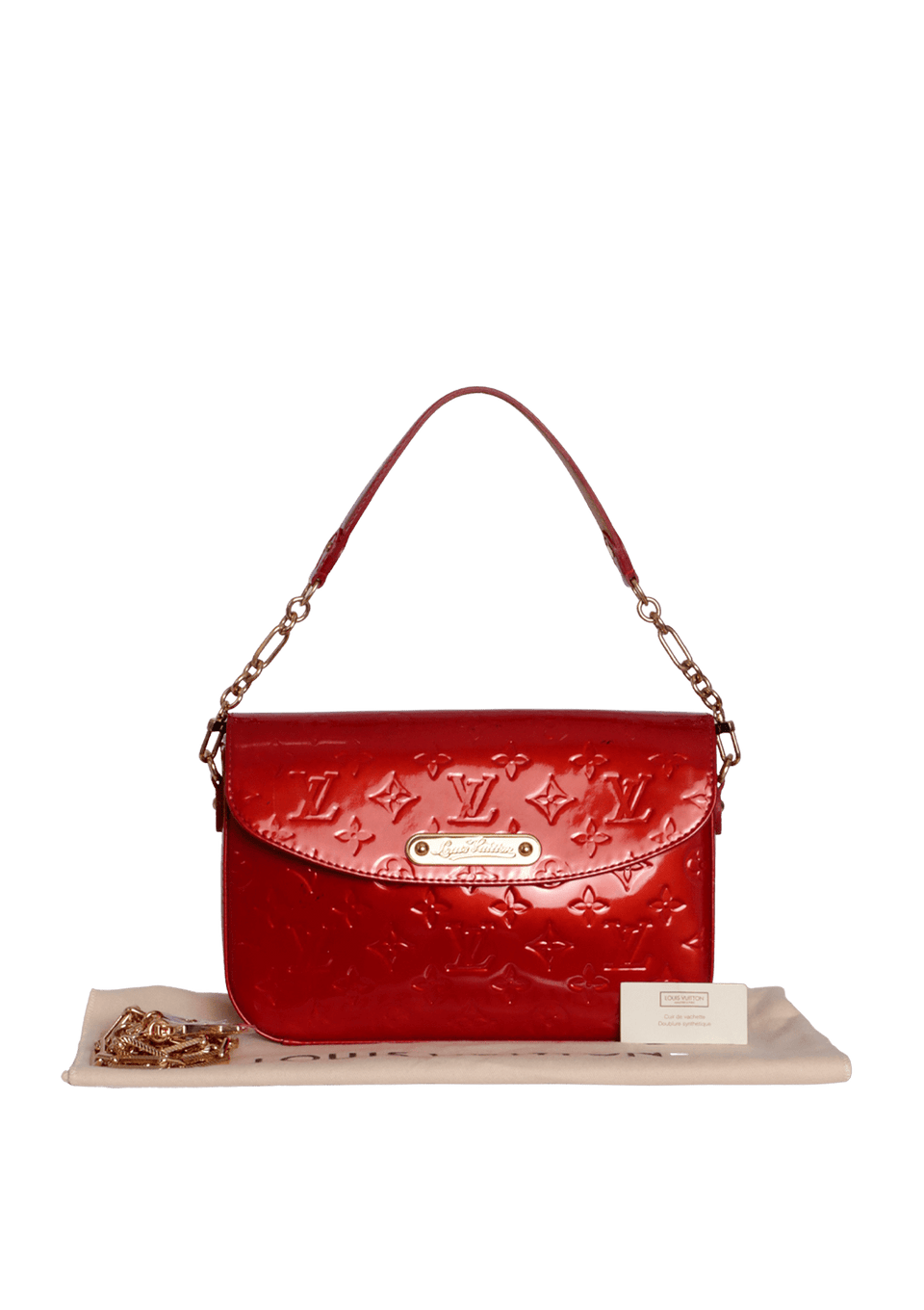 BOLSA LOUIS VUITTON MONOGRAM VERNIS RODEO DRIVE VERMELHO ORIGINAL