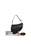 LEATHER SADDLE BAG + STRAP