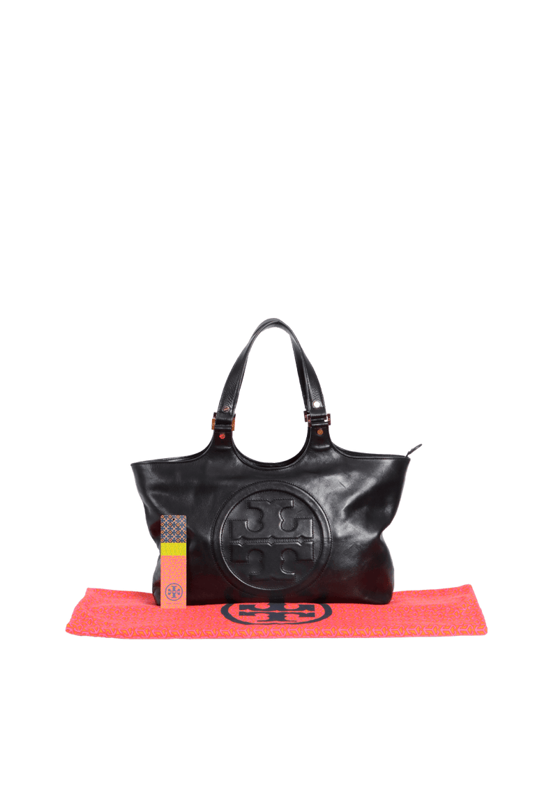 LEATHER BOMBE TOTE