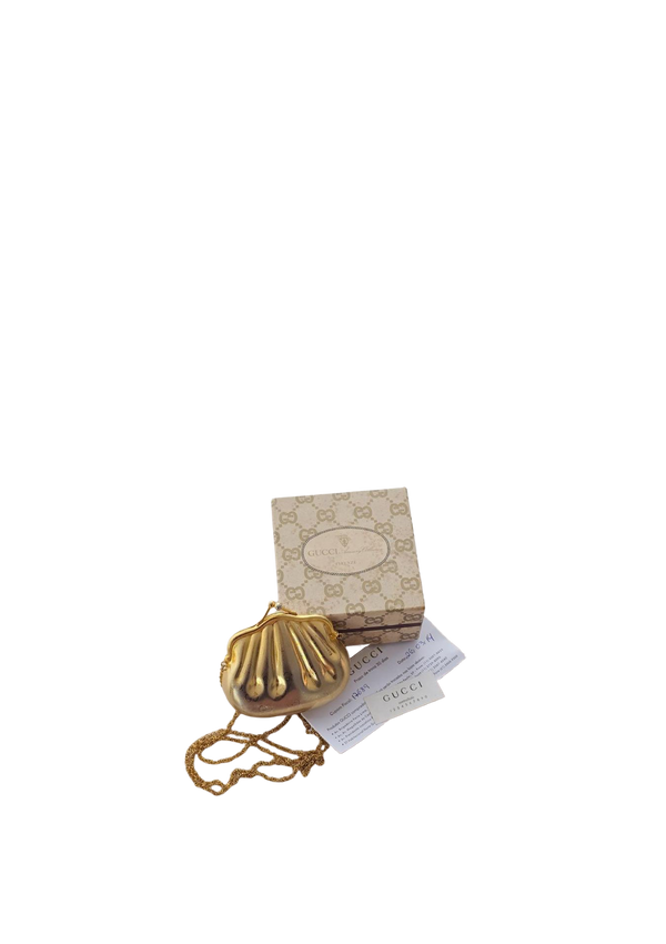 GOLD SHELL MINI BAG