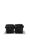 GG EMBOSSED PERFORATED DOUBLE BELT BAG