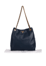 SOFT LEATHER CHAIN BAG