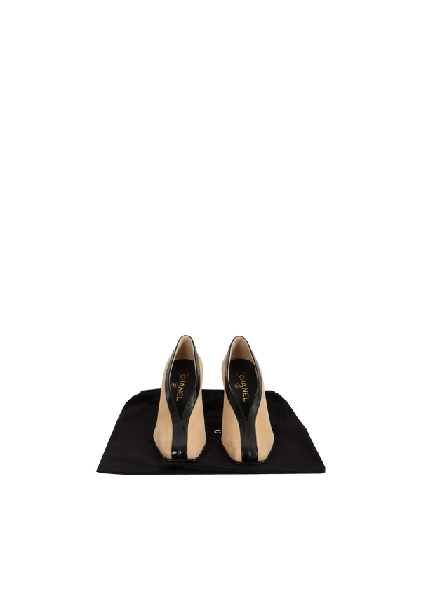 SUEDE PUMPS 35.5