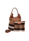 MEDIUM MEGA CHECK ASHBY BUCKET BAG