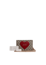 LIMITED EDITION GG SUPREME VALENTINE'S DAY WALLET ON CHAIN