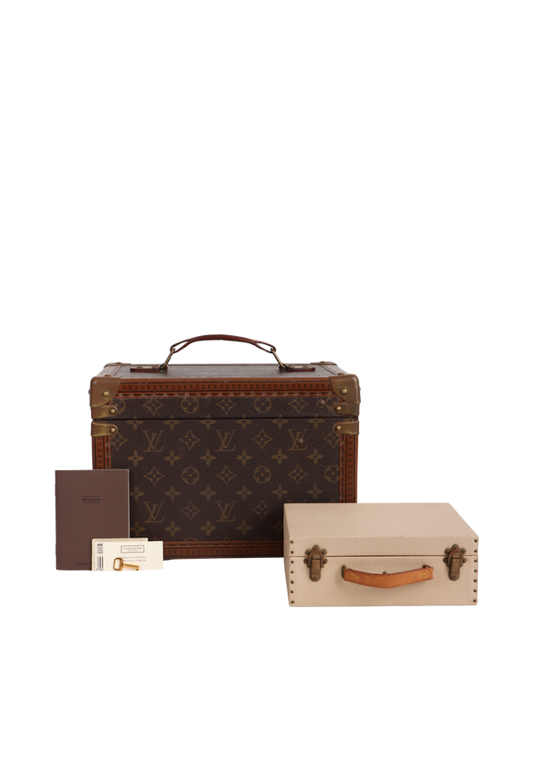 VINTAGE BOITE FLACONS BEAUTY CASE