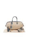 MONOGRAM DENIM SPEEDY ROUND GM