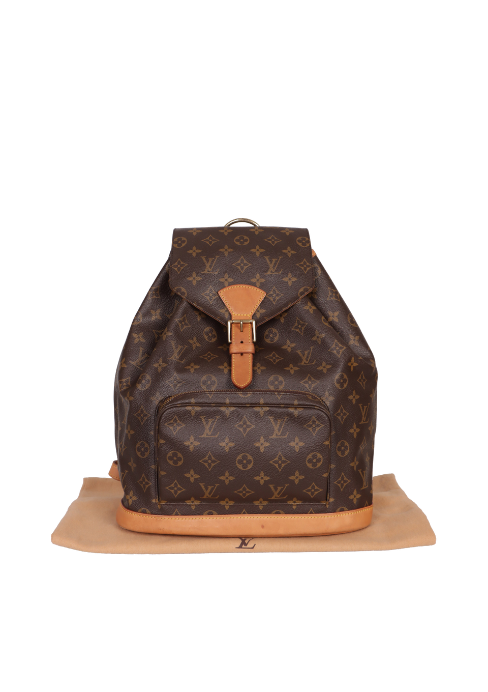 BOLSA LOUIS VUITTON VINTAGE MONOGRAM MONTSOURIS GM MARROM ORIGINAL