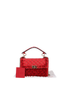SEQUINS SMALL ROCKSTUD SPIKE FLAP BAG