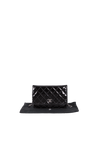 CLASSIC WALLET ON CHAIN PATENT LEATHER