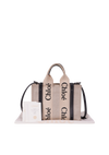 SMALL CANVAS WOODY TOTE