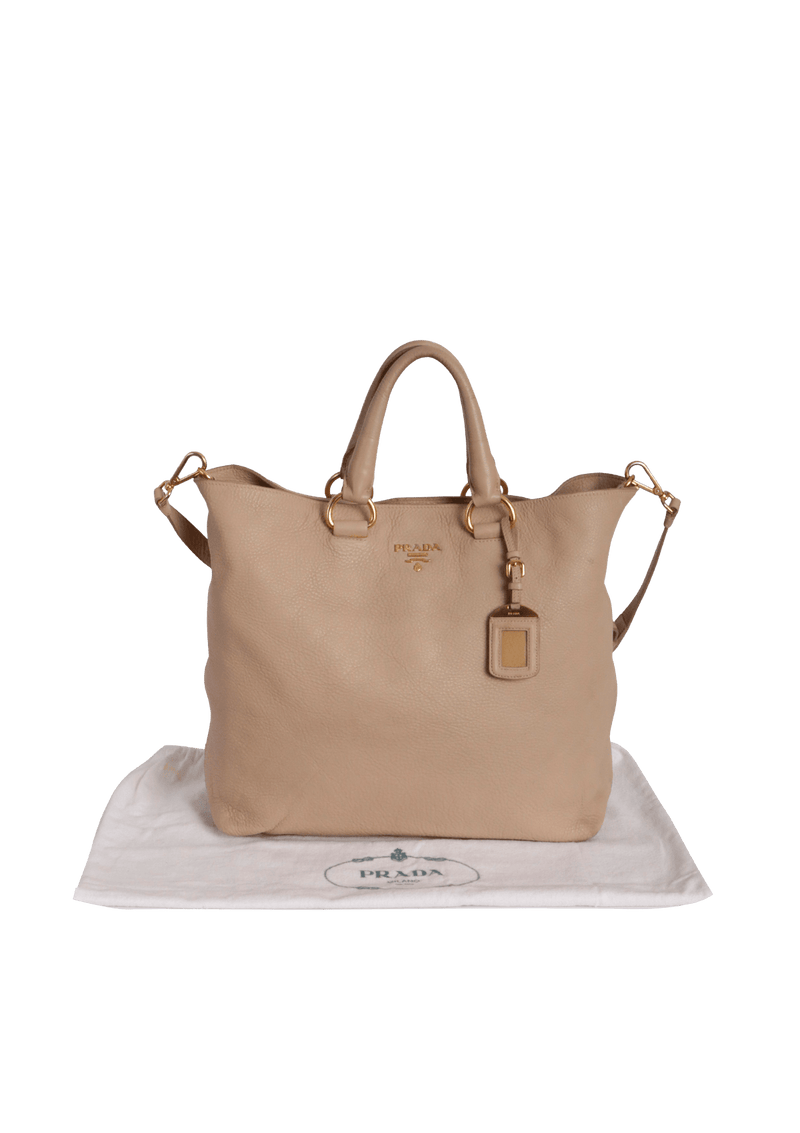 SOFT CALF SHOPPING TOTE