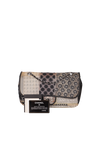 MEDIUM TWEED PATCHWORK FLAP BAG