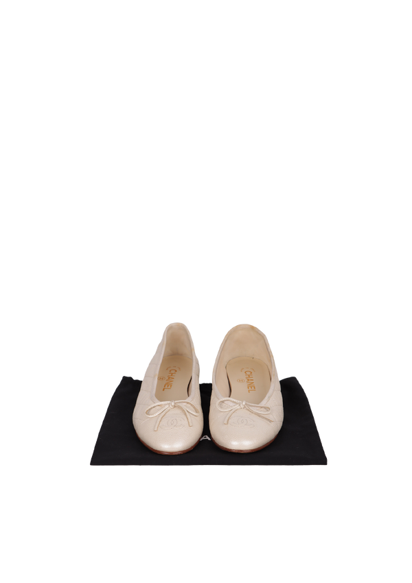 CC CAP TOE BALLET FLATS 35.5