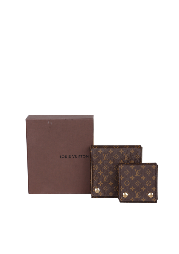 MONOGRAM FOLDING JEWELRY CASE