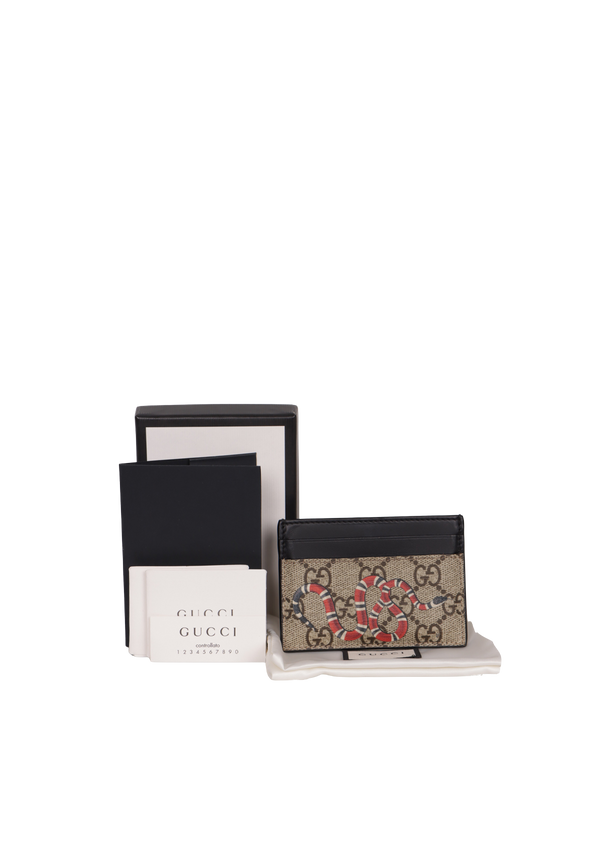 GG SUPREME KINGSNAKE CARD HOLDER