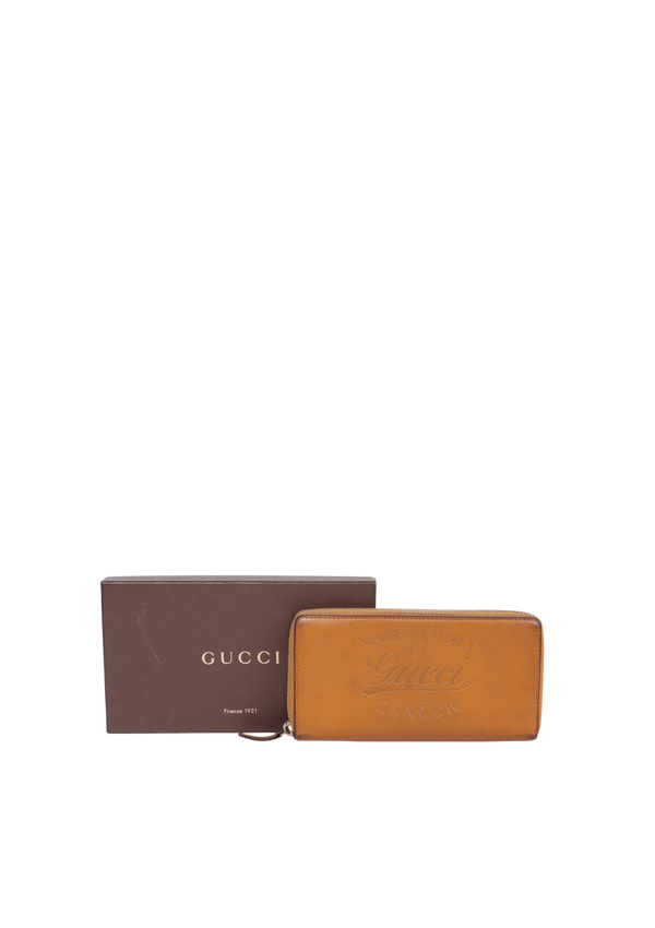 LEATHER ZIPPY WALLET