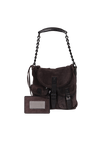 SUEDE MESSENGER BAG