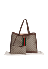 GG SUPREME OPHIDIA SOFT OPEN TOTE