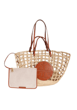 STRAW BASKET TOTE