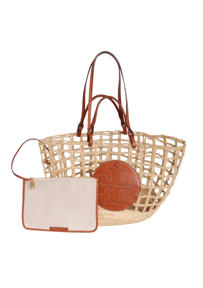 STRAW BASKET TOTE