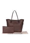 DAMIER ÉBÈNE NEVERFULL MM W/ POUCH