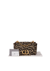 MEDIUM VELVET LEOPARD CARO BAG