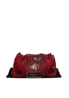 PARIS-DALLAS PYTHON DRAWSTRING FRINGE