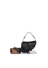 LEATHER SADDLE BAG + STRAP