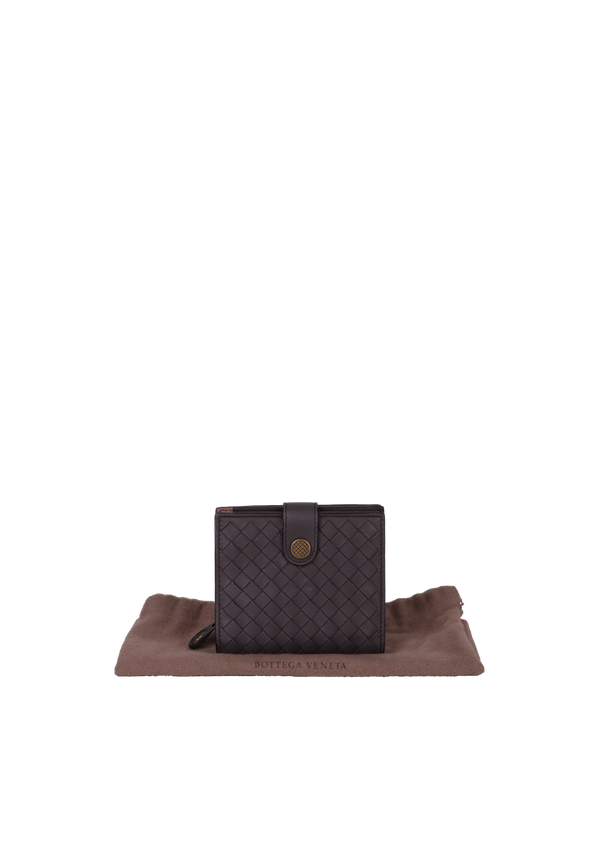 INTRECCIATO FRENCH COMPACT WALLET