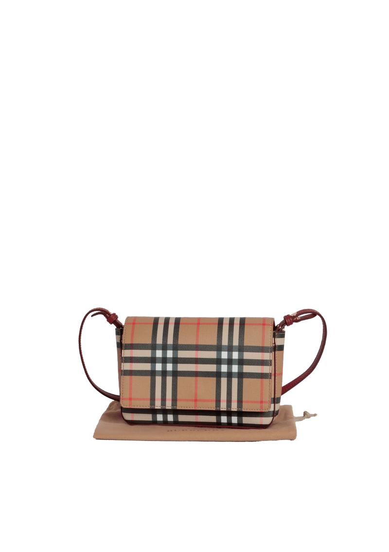 HOUSE CHECK CROSSBODY BAG