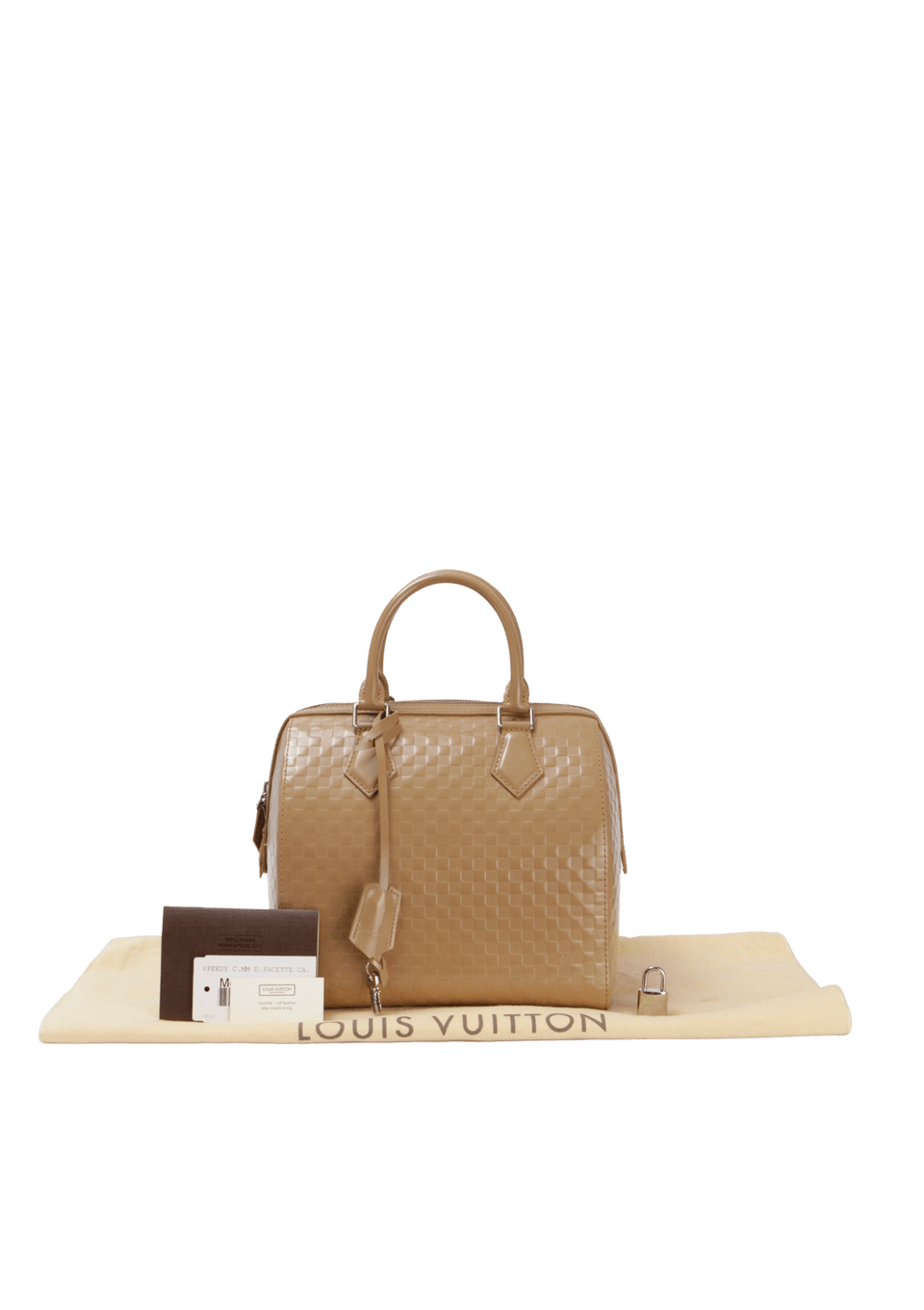 BOLSA LOUIS VUITTON LIMITED EDITION DAMIER FACETTE SPEEDY CUBE MM BOLSA LOUIS VUITTON LIMITED EDITION DAMIER FACETTE SPEEDY CUBE MM