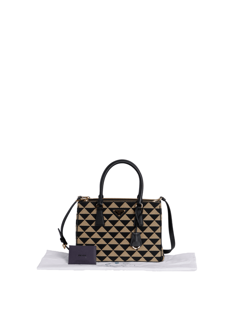 SMALL SYMBOLE GALLERIA DOUBLE ZIP TOTE