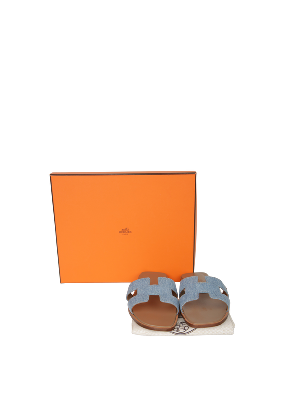 DENIM ORAN SLIDES 35.5